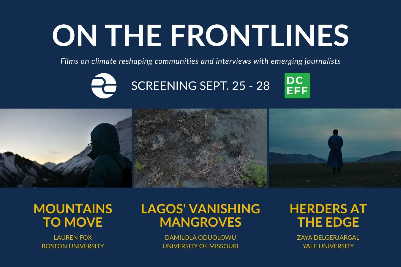 Pulitzer Shorts: On the Frontlines event